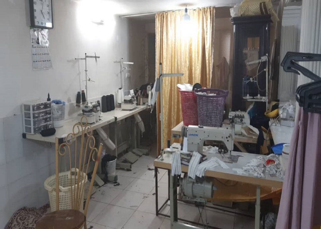 بازدید از پیشران دوخت لباس بانوان طرح ملی توسعه مشاغل خانگی استان قزوین